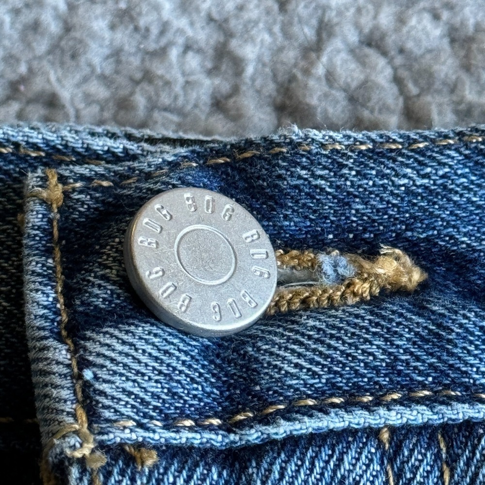 BDG Shorts Denim Blue Women's Size 27 Womens Low Rise Boyfriend Pocket Button - Picture 3 of 7